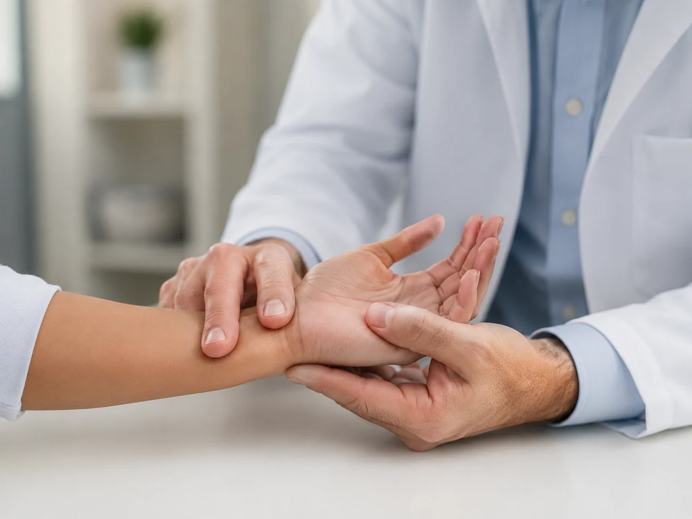 Clinical examination of the wrist and hand